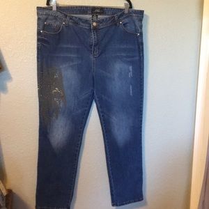 Midnight Velvet Jeans Size 18W